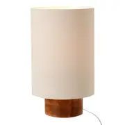 LUMINÁRIA DE MESA GRACILE - AMÊNDOA/NATURAL - Foto 3