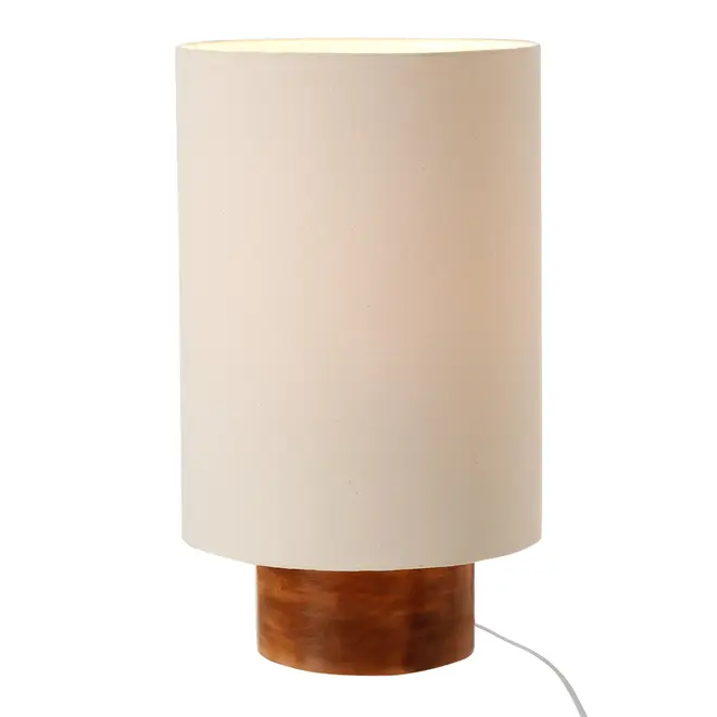 LUMINÁRIA DE MESA GRACILE - AMÊNDOA/NATURAL - Foto 3