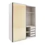 GUARDA-ROUPA DE CASAL 2 PORTAS DE CORRER COUTURE - BEGE/BRONZE - Foto 7
