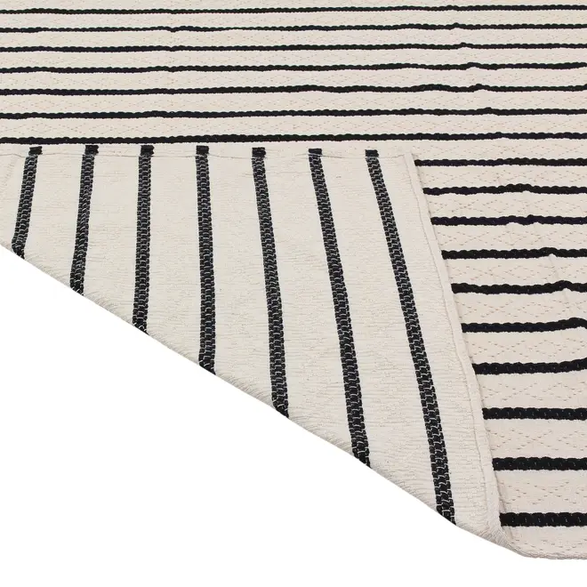 TAPETE 2 M X 2,50 M MURLES - BRANCO/PRETO - Foto 4