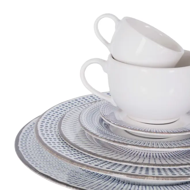 XÍCARA CAFÉ 50 ML SALINA I - BRANCO/AZUL - Foto 4