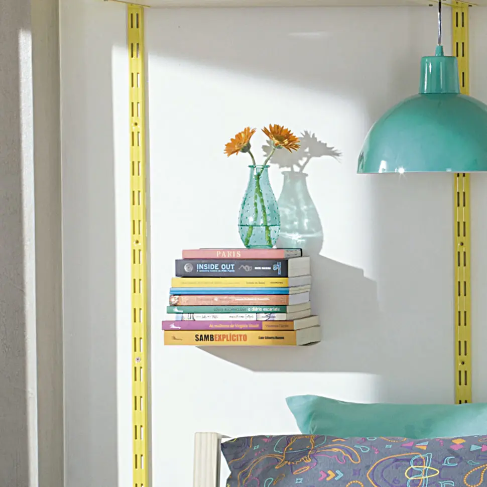 PRATELEIRA PARA LIVROS 14 CM X 14 CM X 13 CM CONCEAL - BRANCO - Foto 6