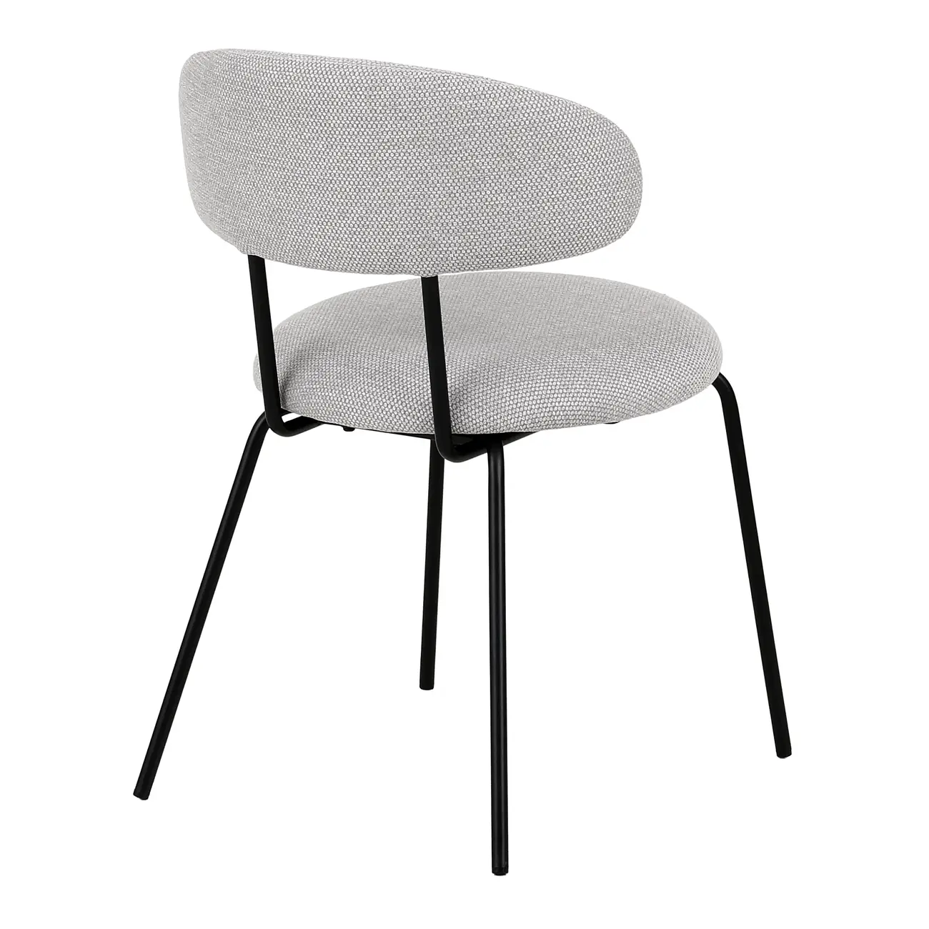 CADEIRA DISCUS - PRETO/CINZA - Foto 4