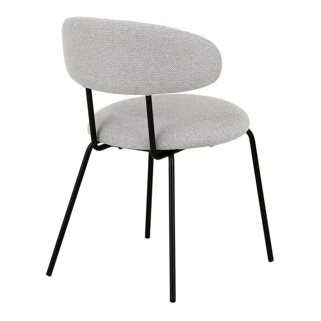 CADEIRA DISCUS - PRETO/CINZA - Foto 4