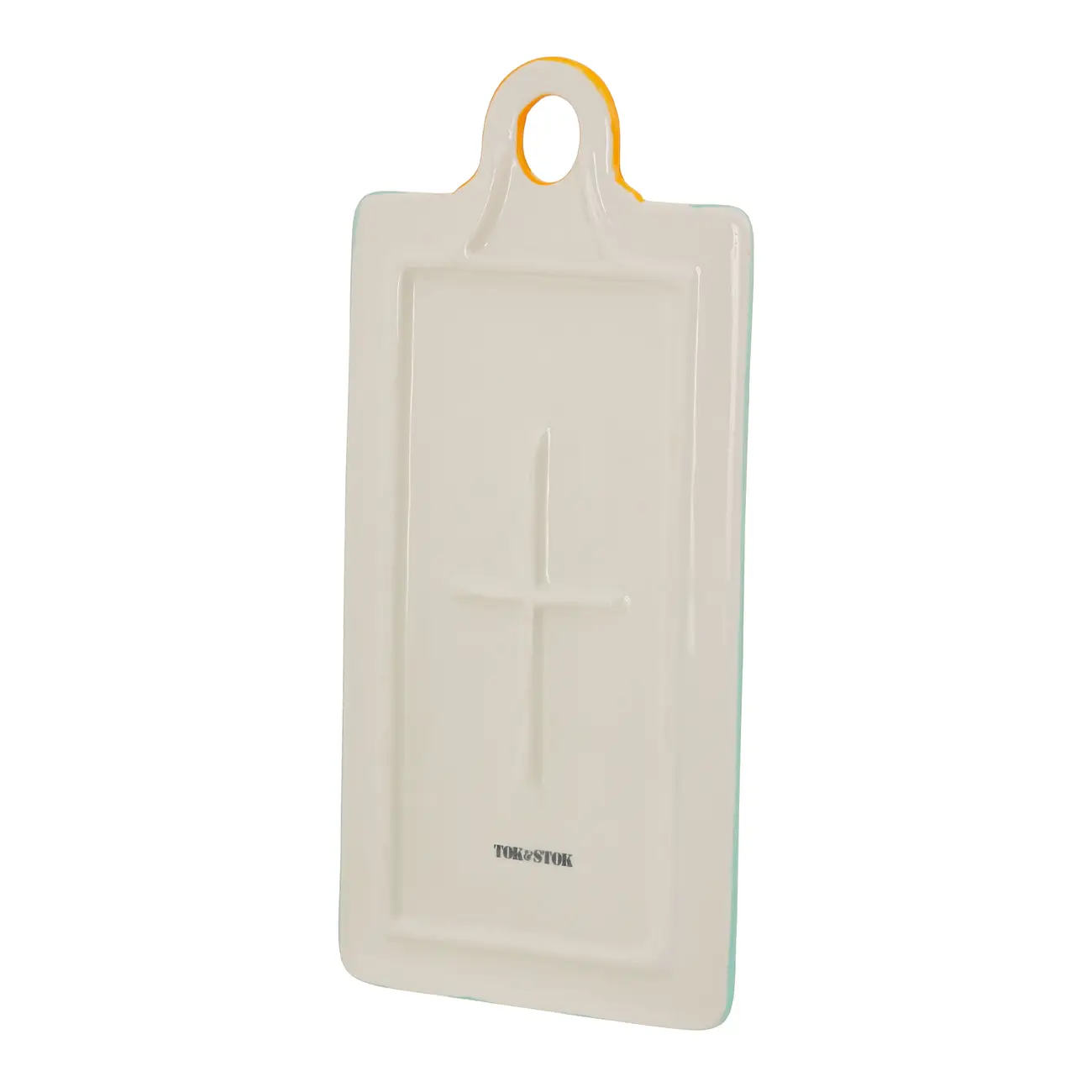 TÁBUA PARA SERVIR 32 CM X 15 CM CIRCUS - BRANCO/SORBET DE MENTA - Foto 8