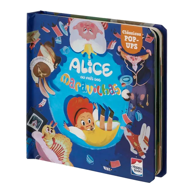CLÁSSICOS POP-UPS: ALICE NO PAÍS LIVRO INFANTIL - MULTICOR - Foto 2
