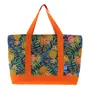 BOLSA DE PRAIA SAUDADE TROPICAL - LARANJA/MULTICOR - Foto 3