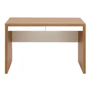 MESA COM 2 GAVETAS C/ MESA AUX BOSS - OAK TAMMI/BRANCO - Foto 5