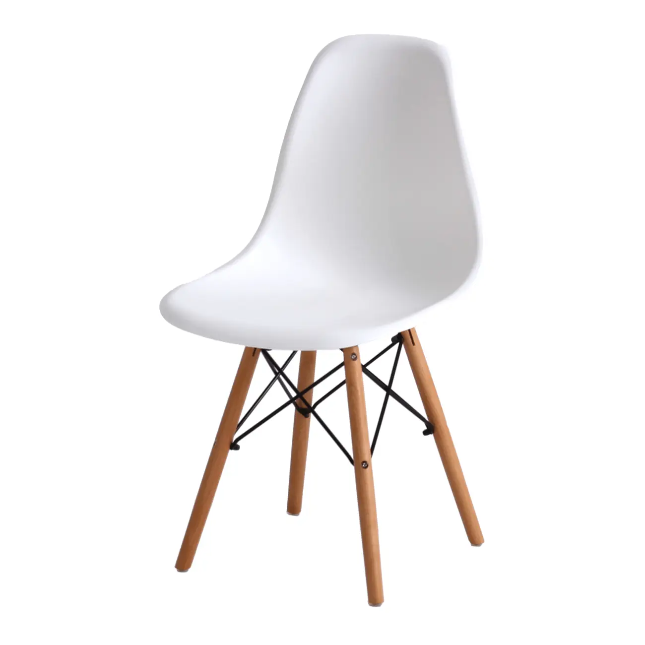 CADEIRA DE COZINHA EASY WOOD - FAIA/BRANCO - Foto 1