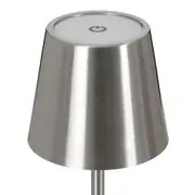 LUMINÁRIA DE MESA LED RECARREGÁVEL KROM - INOX - Foto 9