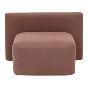 MÓDULO SOFÁ 1 LUGAR ASSENTO 75 CM SHIRO - QUARTZO ROSA - Foto 6