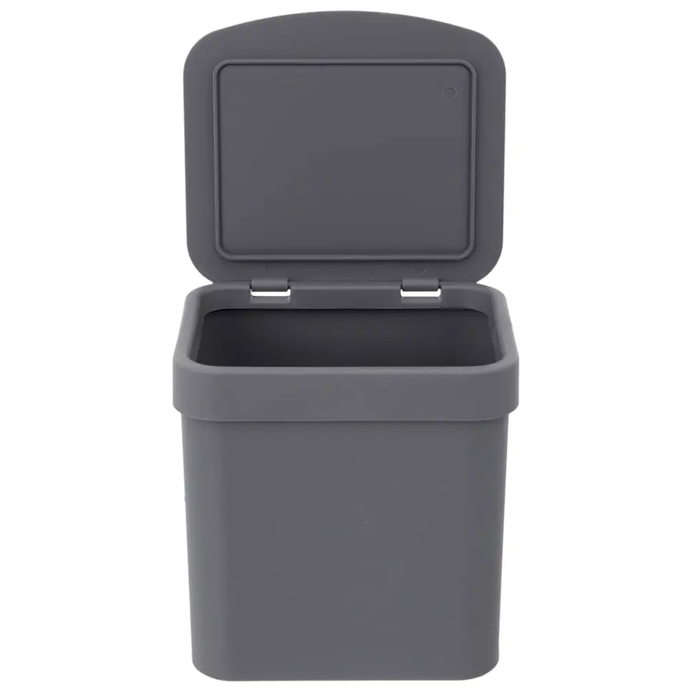 LIXEIRA 2,5 L TRIUM - CINZA - Foto 3