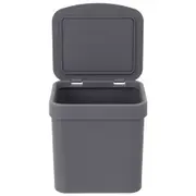 LIXEIRA 2,5 L TRIUM - CINZA - Foto 3