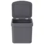 LIXEIRA 2,5 L TRIUM - CINZA - Foto 3