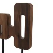 ADORNO MESA 40 CM IPANEMA - NOZES/PRETO - Foto 6