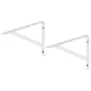 BRANCO - SUPORTE PARA PRATELEIRA COM 2 PEÇAS MAINS