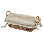CESTO 23 CM X 12 CM X 11 CM BOULE - FIBRA CLARA/ BEGE - Foto 2