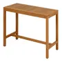 MESA ALTA/APARADOR PARA ÁREA EXTERNA 1,20 M X 50 CM PIPA - CASTANHA DE CAJU - Foto 3