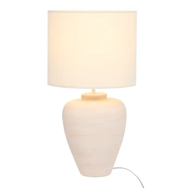 LUMINÁRIA DE MESA CARMEL C/CÚP P - OFF WHITE - Foto 2