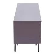 RACK 2 PORTAS/2 GAVETAS 1,80 M X 42 CM THE FOLD - RUBY MOCHA/RUBY MOCHA - Foto 9