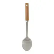 COLHER 32 CM ACÁCIA KITCHEN - ACÁCIA/INOX - Foto 2