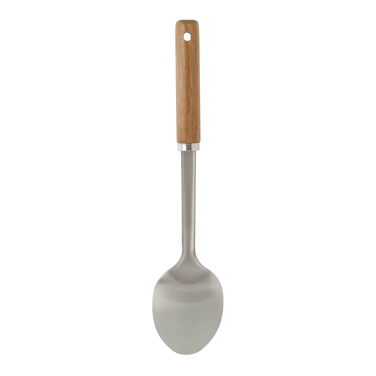 COLHER 32 CM ACÁCIA KITCHEN - ACÁCIA/INOX - Foto 2