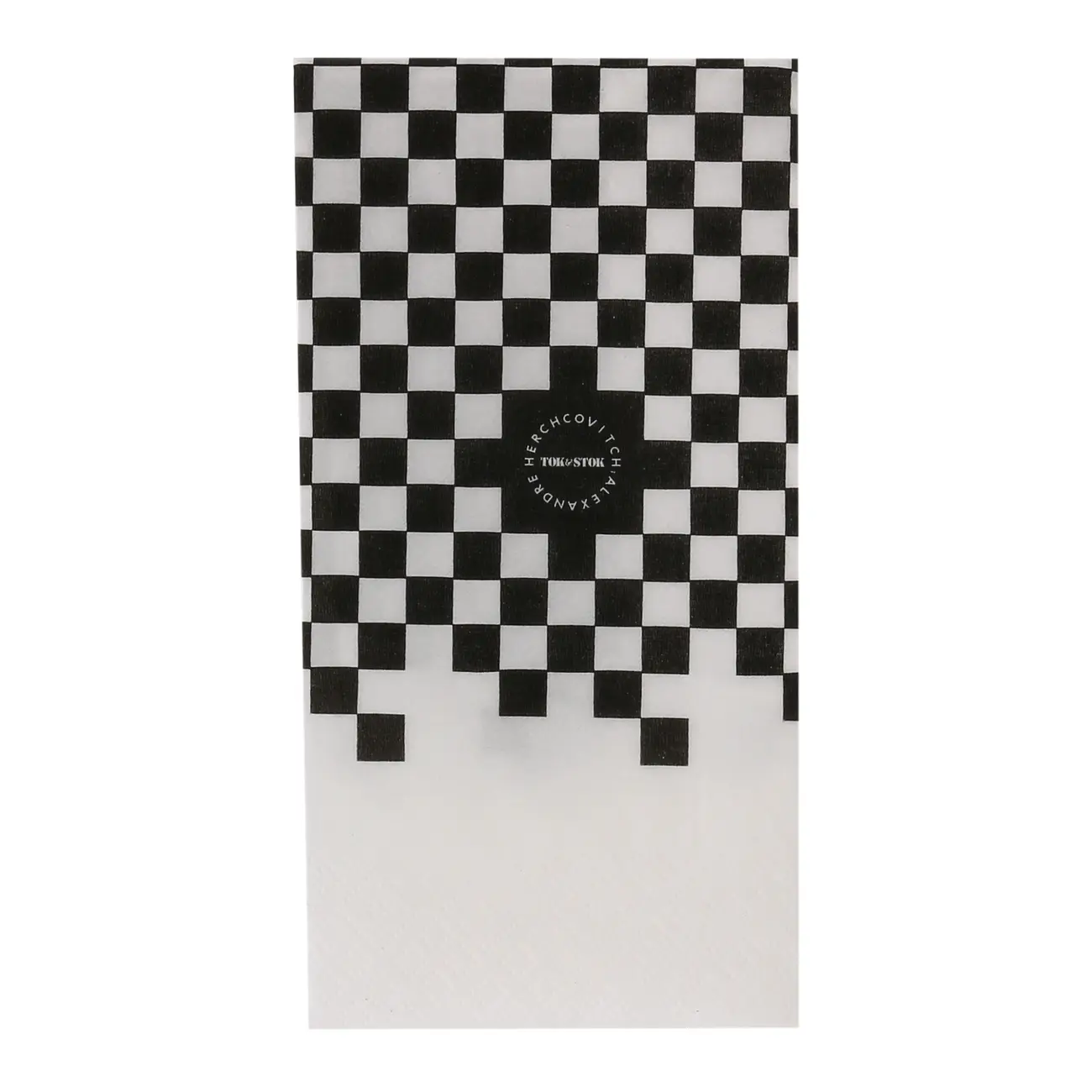 GUARDANAPO 39 CM X 39 CM PACOTE COM 20 PEÇAS CAVEIRA - BRANCO/PRETO - Foto 4