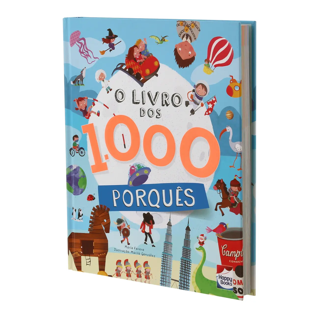 DOS 1000 PORQUÊS LIVRO INFANTIL - MULTICOR - Foto 2