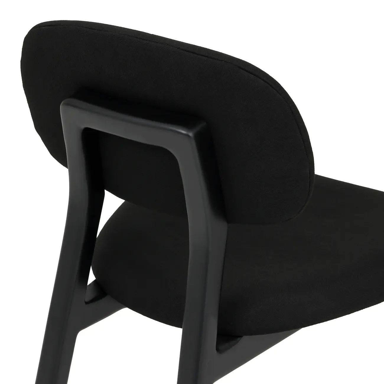CADEIRA DE JANTAR MALMO - PRETO/PRETO - Foto 6