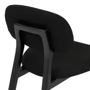 CADEIRA DE JANTAR MALMO - PRETO/PRETO - Foto 6