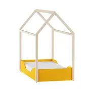 CAMA MONTESSORI JÚNIOR 78 CM PIN PLAY - BANANA/NATURAL WASHED - Foto 15