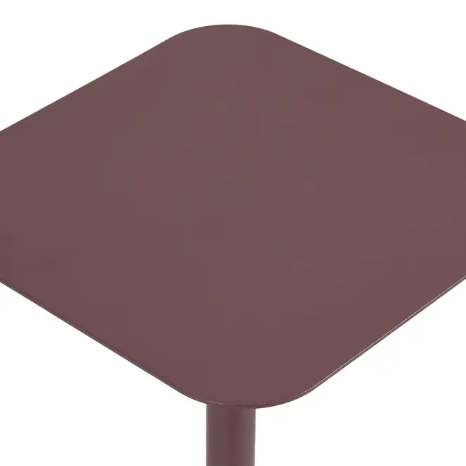 MESA LATERAL BAIXA 37 CM X 37 CM FOXY - RUBY MOCHA - Foto 4
