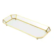 BANDEJA 31 CM X 13 CM NATAL ASTRAL - OURO/INCOLOR - Foto 1