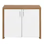  ESTANTE COM 2 ARMÁRIOS BAIXO BOSS - OAK TAMMI/BRANCO - Foto 7