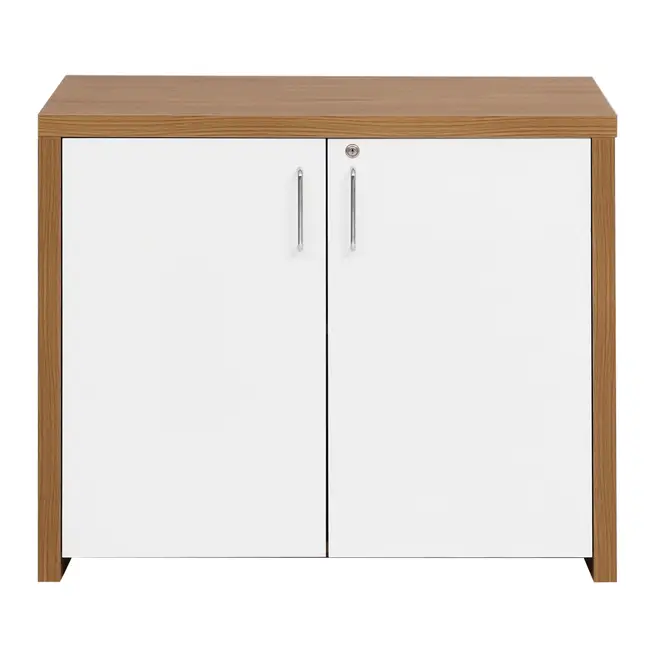 ESTANTE COM 2 ARMÁRIOS BAIXO BOSS - OAK TAMMI/BRANCO - Foto 7