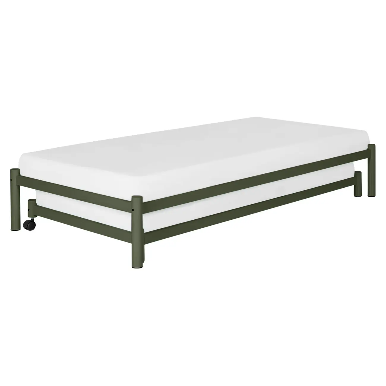 CAMA DE SOLTEIRO 88 C/CAMA INF 78 FLAT - MUSGO/MUSGO - Foto 1