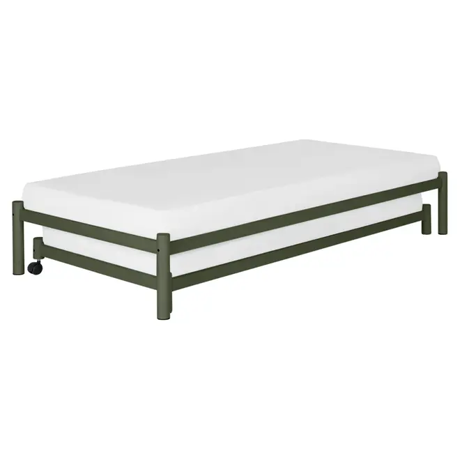 CAMA DE SOLTEIRO 88 C/CAMA INF 78 FLAT - MUSGO/MUSGO - Foto 1
