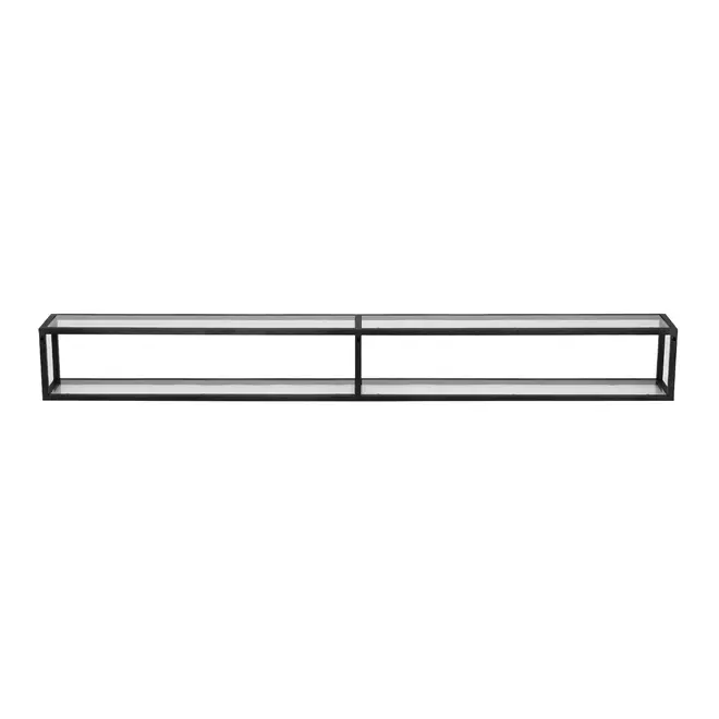 RACK SUSPENSO/NICHO 2,10 M X 21 CM GRAFF - GRAFITE MATTE FLOTADO/INCOLOR - Foto 3