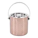 COBRE/INOX - BALDE PARA GELO COM ALÇA NORSEMAN DUO