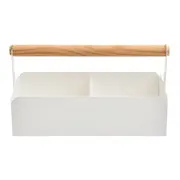 PORTA-OBJETOS FOLDING - BRANCO/PINUS NATURAL - Foto 2