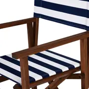 CADEIRA LEME COM ASS/ENCOSTO BLUESTRIPE - TAMARINDO/AZUL - Foto 7