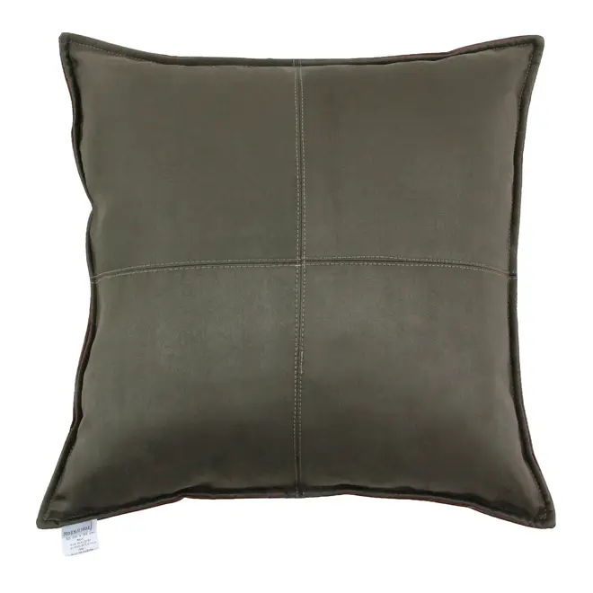 ALMOFADA 50 CM X 50 CM DRESSAGE - TANINO/LODEN GREEN - Foto 2