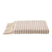 MANTA PARA SOFÁ 1,20 M X 1,60 M BAUME - NATURAL/VIN ROSE - Foto 2