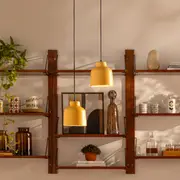 LUMINÁRIA DE TETO KERAMIK - TERRACOTA/PRETO - Foto 7