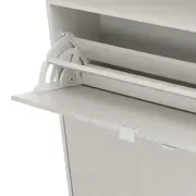 SAPATEIRA 2 PORTAS BASCULANTE SLEEK - BRANCO/GRANILITE - Foto 10