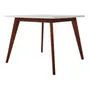 MESA 90 CM X 90 CM LIN - NOZES/BRANCO - Foto 3