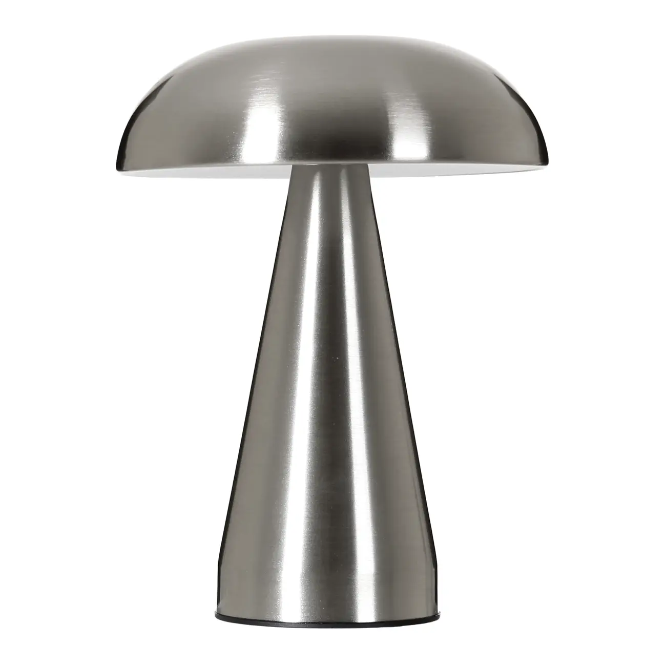 LUMINÁRIA DE MESA LED RECARREGÁVEL MUSHROOM - PRATA - Foto 6
