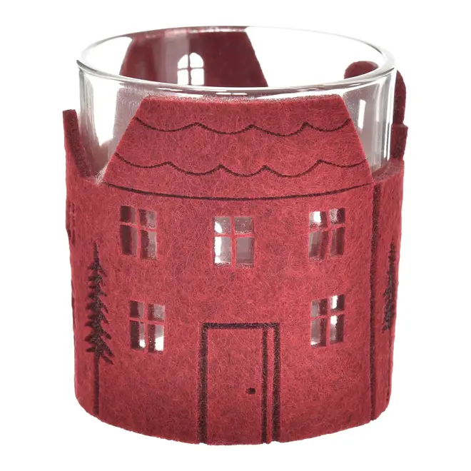 SUPORTE VELA CASINHAS HOHO HOME - VERMELHO HINDU/INCOLOR - Foto 3