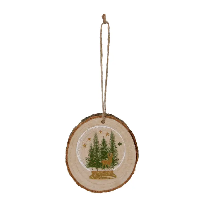 KIT COM 3 PINGENTES VILAREJO NOEL - CASCA DE URUCUM/CIPESTRE - Foto 6