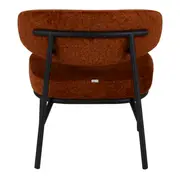 POLTRONA LOBBY - PRETO/TERRACOTA - Foto 5
